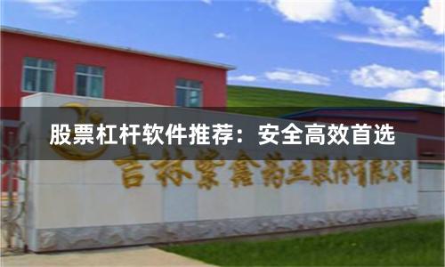 股票杠杆软件推荐：安全高效首选